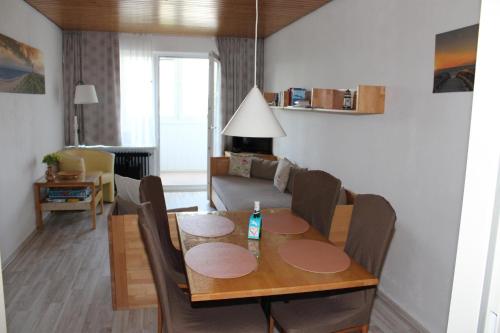 Χώρος καθιστικού στο Ferienwohnung L202 an der Ostsee