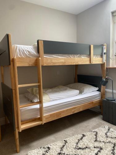 a couple of bunk beds in a room at Seapoint Lodge in Westport