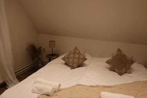 Postel nebo postele na pokoji v ubytování Bosrand Suite Vught