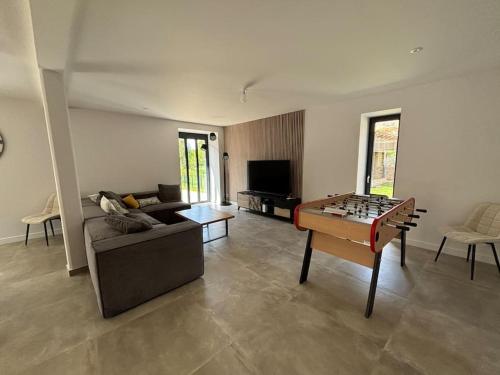 Posezení v ubytování Gîte Le Clos des Hirondelles en Limousin
