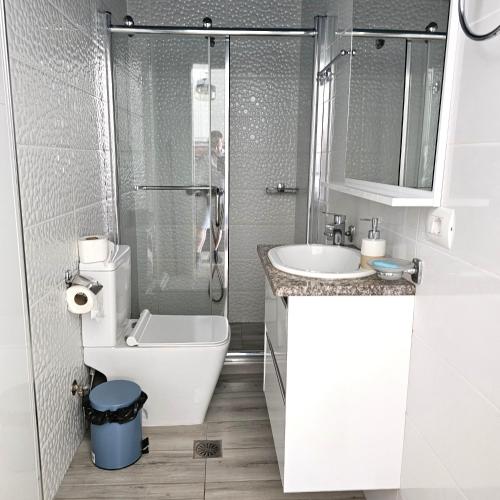 Koupelna v ubytování Apartament Vistula