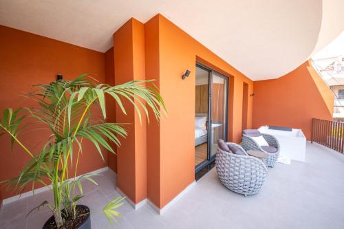 Postel nebo postele na pokoji v ubytování Hotel Vale