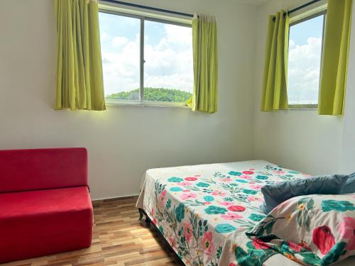 Postel nebo postele na pokoji v ubytování La Terraza de Estella