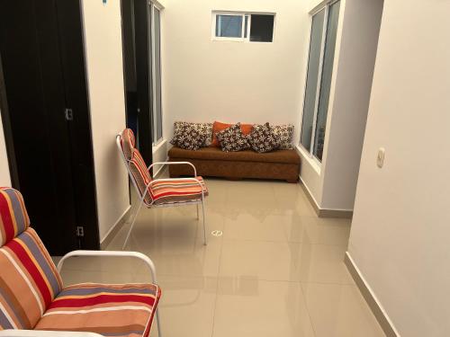 Χώρος καθιστικού στο Casa Descanso Familiar