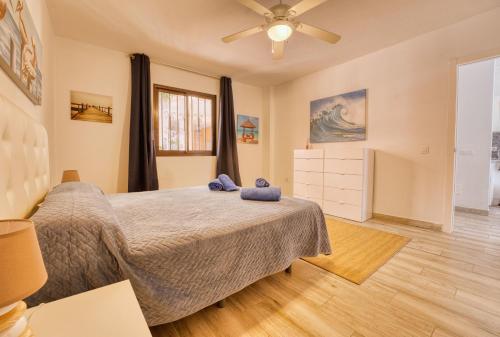 Posteľ alebo postele v izbe v ubytovaní Appartamento con 1 camera da letto con vista OV223