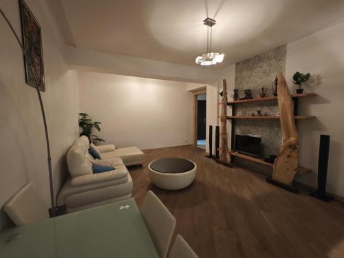 Posezení v ubytování Luxury Apartment III