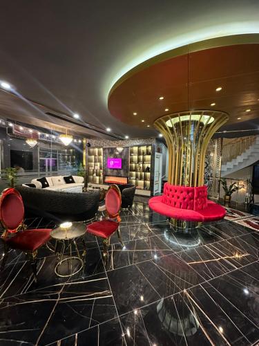 Ruang duduk di Golden Lux Hotel Antalya