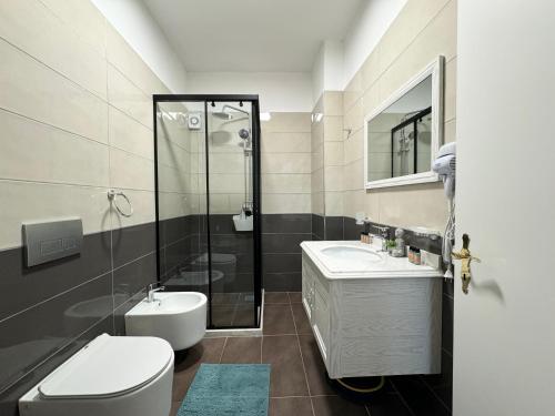 Koupelna v ubytování R Apartments