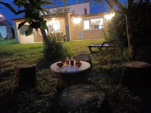 Κήπος έξω από το A casa de Flora