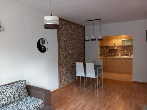 Kuchyň nebo kuchyňský kout v ubytování Nana's apartment