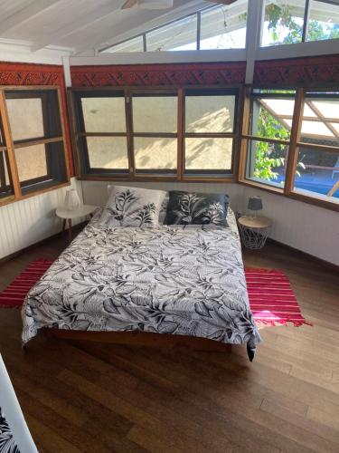 Postel nebo postele na pokoji v ubytování Maharepa Lodges