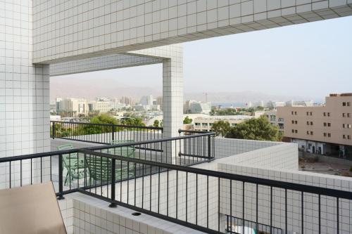 a view from the balcony of a building at Neve Eilat Hotel By Atlas Hotels in Eilat