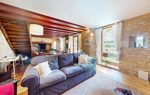 O zonă de relaxare la Lovely Home In Salignac-Eyvigues
