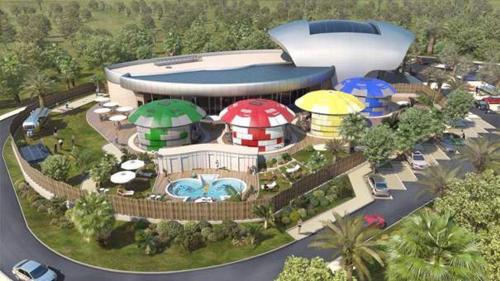 - un accès à un complexe avec une piscine et un bâtiment dans l'établissement Maougavi T2 Bloom Le Spot, à La Ciotat