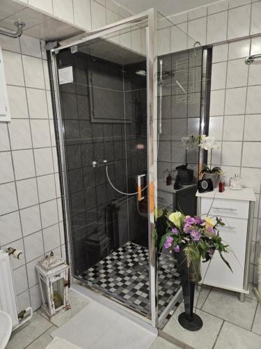 Koupelna v ubytování Ferienwohnung Meier