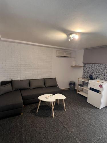 Ruang duduk di Studio Δωμάτιο