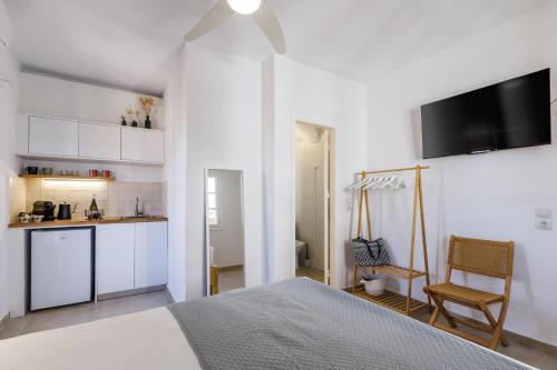 Η κουζίνα ή μικρή κουζίνα στο The Botanist Guesthouse