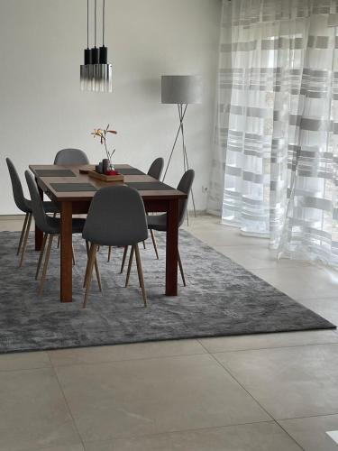 Ferienwohnung Celine tesisinde bir oturma alanı