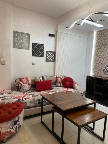 Ruang duduk di Appartement de luxe