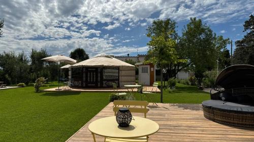 Zahrada ubytování Glamping Anzio Sognando una yurta