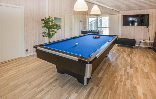 a billiard room with a pool table in it at Four-Bedroom Holiday Home In Nordborg in Nordborg
