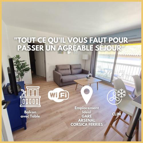 Haute Ville - T2 cosy avec clim & balcon