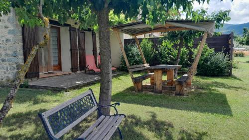 Zahrada ubytování maisonnette le cabanon