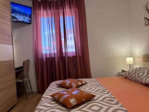 Postel nebo postele na pokoji v ubytování Apartments BRIST HILLS