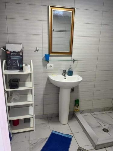 Koupelna v ubytování Teodora Vila