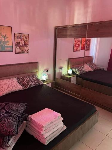 Postel nebo postele na pokoji v ubytování Teodora Vila