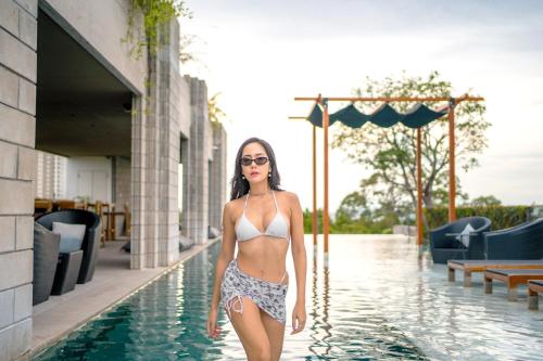 Kolam renang di atau dekat dengan Oceanphere Pattaya Villa by Elite Suites