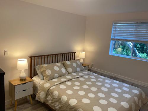旧金山Charming 3BR 1BA Apt in Mission的带床和窗户的卧室