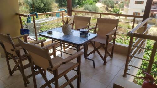 Balkoni atau teres di Dreamcatcher Sivota