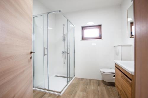 Koupelna v ubytování LaPrivlaka Apartment