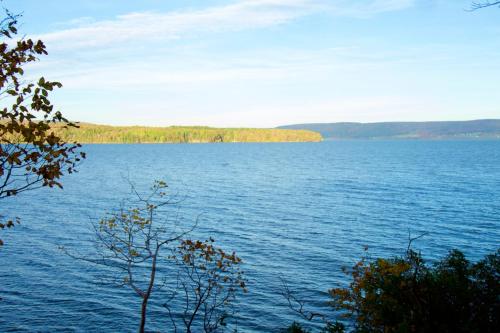 a view of a large body of water at Tiny Loon and Mayfly Tiny House in Strathlorne