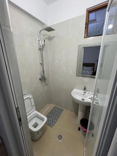 Koupelna v ubytování Anna Rooms