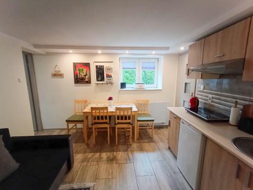Kuchyňa alebo kuchynka v ubytovaní Apartament Nadmorski
