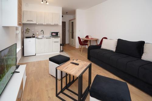 Kuchyň nebo kuchyňský kout v ubytování Apartman ZORA