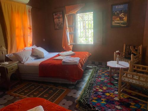 Cama o camas de una habitación en Riad Malak