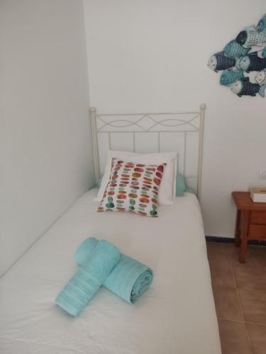 Ένα ή περισσότερα κρεβάτια σε δωμάτιο στο Casa Noray Botavara