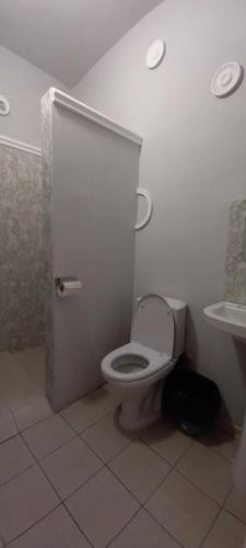a bathroom with a toilet and a sink at HOTEL in Alaverdi in Alaverdi