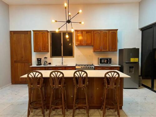 Køkken eller tekøkken på Villa Florencia Costa del Sol