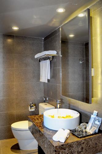 Koupelna v ubytování Smile smile apt