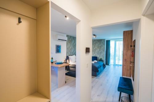 Posezení v ubytování MyFlat Wave 36 Suite