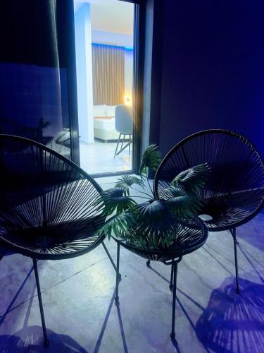 Χώρος καθιστικού στο Moon Boutique Hotel - Ultra Luxury Suites with Pool, Perfect for Fun and Relaxation By Villa Mana Gers