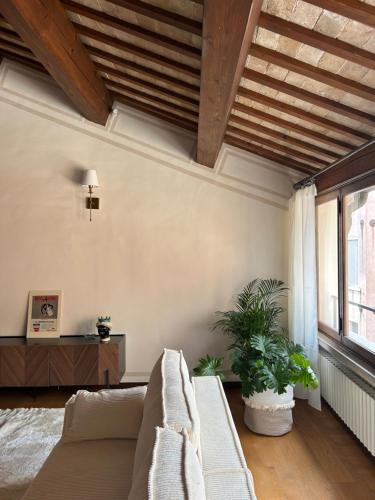 Posezení v ubytování Calmaggiore Apartment