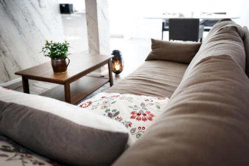 Posezení v ubytování Ferienwohnung Lisa