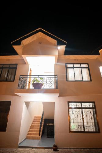 Balkón nebo terasa v ubytování Domin Apartments