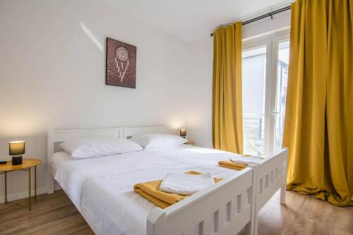 Posteľ alebo postele v izbe v ubytovaní Apartment Nia - dream vacation in Biograd