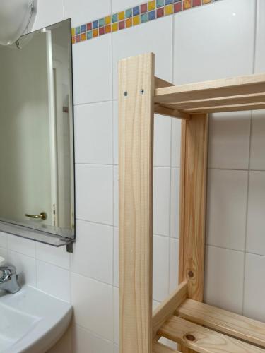 Koupelna v ubytování B&B Crisalide